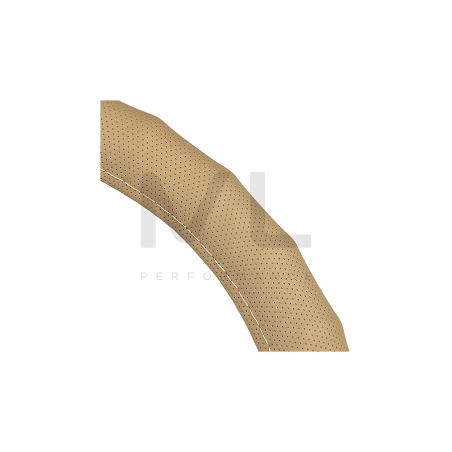 HEYNER SOFT COMFORT PRO 600500 Steering wheel cover Beige, Ø: 37-39cm, PVC