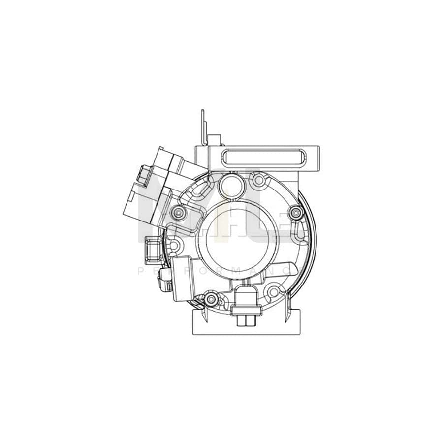 MAHLE ORIGINAL ACP 631 000P Compressor, air conditioning PAG 46 YF, Refrigerant: R 1234yf, R 134a | ML Performance Car Parts