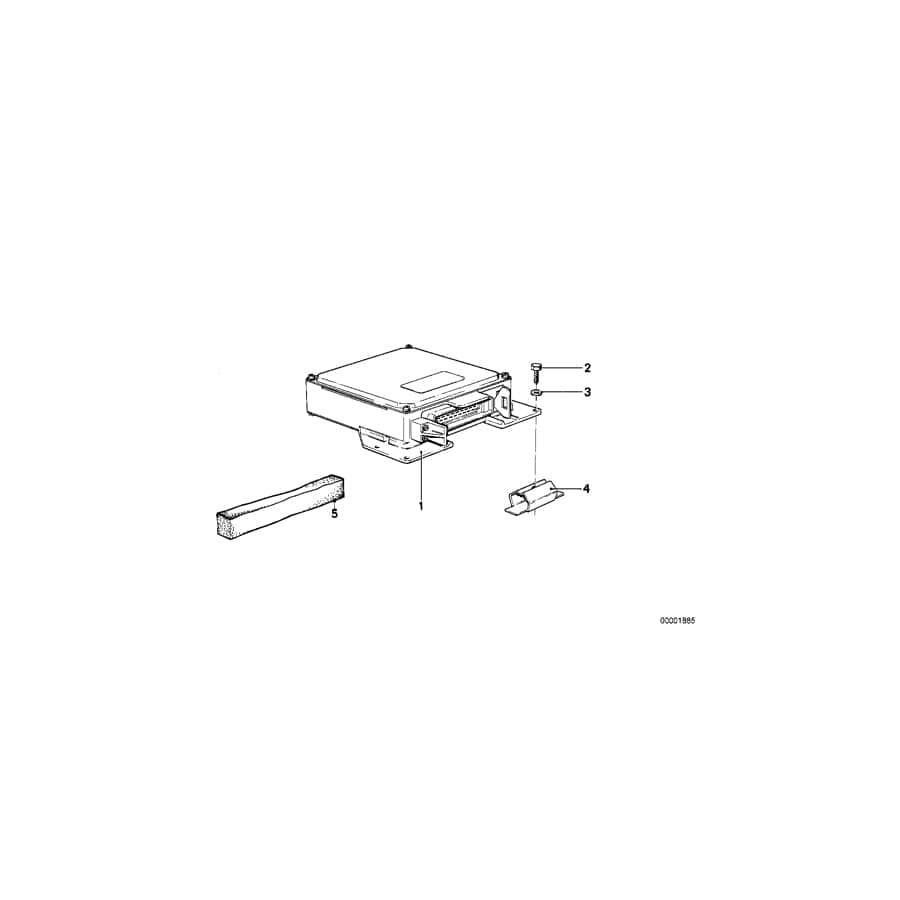 Genuine BMW 13611360835 E12 At-Control Unit L-Jetronic (Inc. 3.3Li, 528i & 3.0Si)