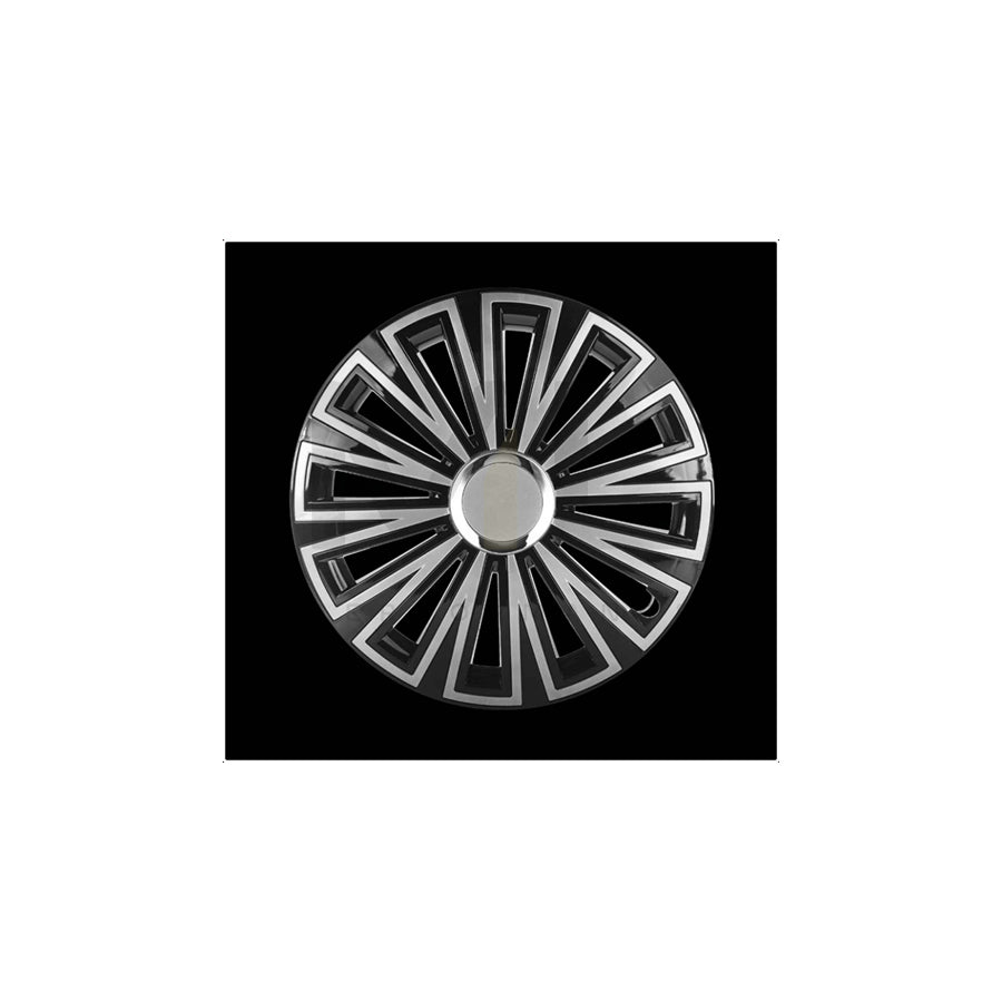 LEOPLAST SUNSET 15 CZ-SR Wheel trims 15 Inch Black/Silver