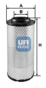 UFI 27.203.00 Air Filter For Citroën Zx