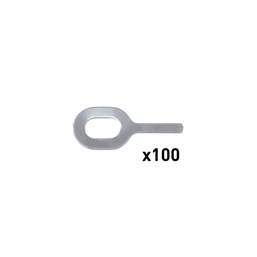 Gys 059450 100 Straight Pulling Rings No.3 Almgsi Thickness 1.0 Mm For Spot Arcpu Car Body Consumables