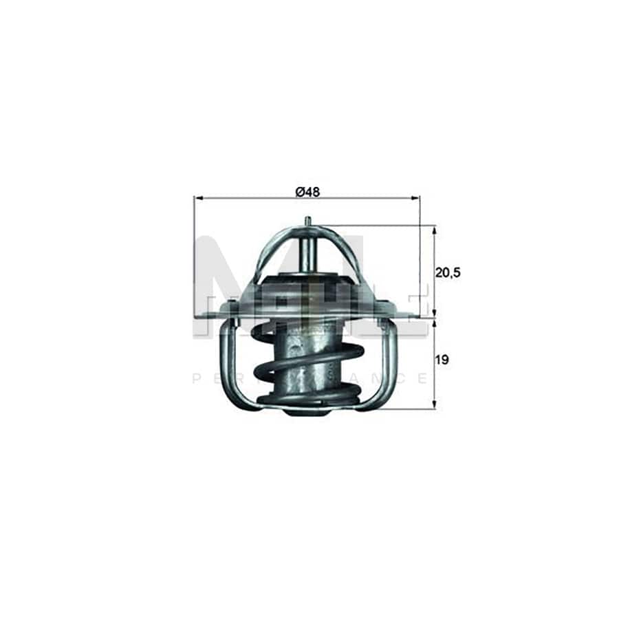MAHLE ORIGINAL TX 20 71D Engine thermostat Opening Temperature: 71��C, with seal | ML Performance Car Parts
