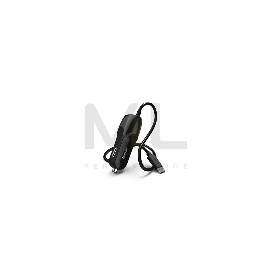 HAMA Basic Line 173671 In-car charger 1m, Number of inlets/outlets: 1, Black
