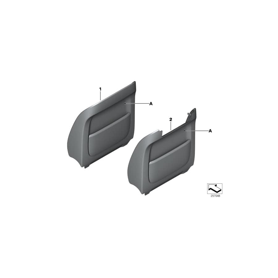Genuine BMW 52107985452 F10 F11 Rear Panel Seat Leather INDIVIDUAL (Inc. 520d, 518d & 528iX)