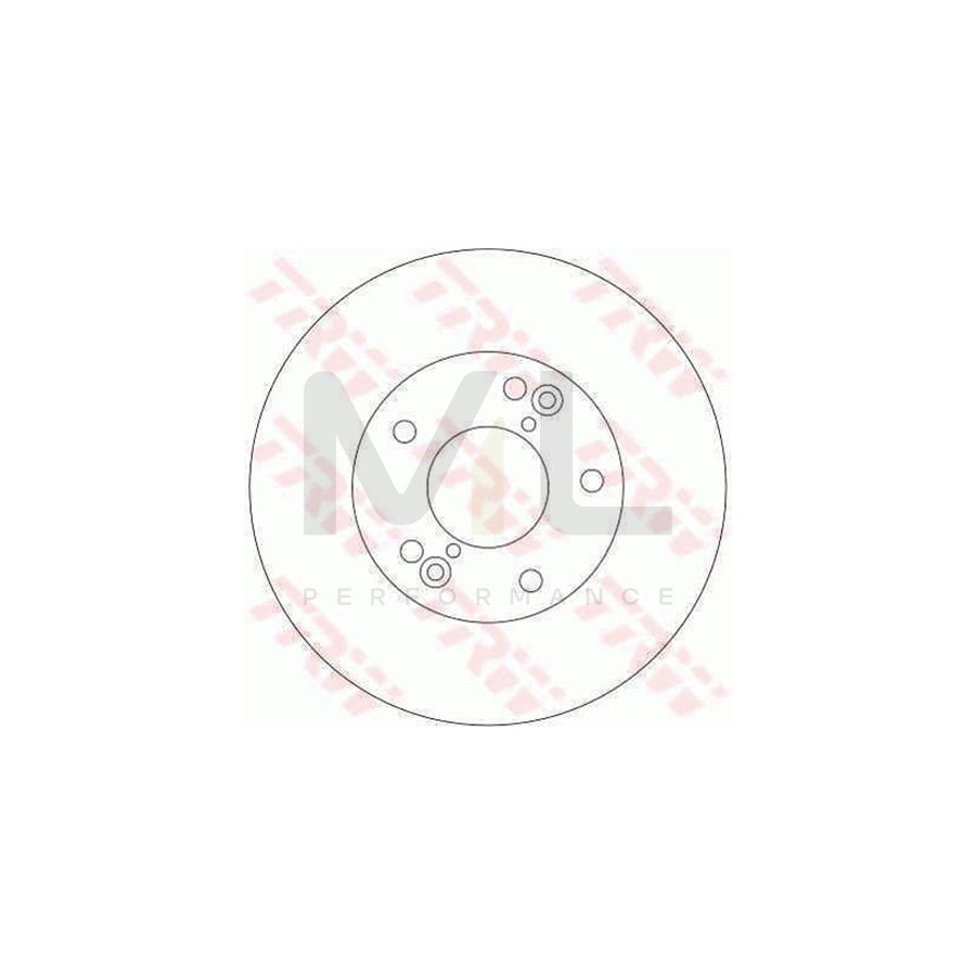 TRW DF4292 Brake Disc for HYUNDAI XG (XG) Vented - 1 piece