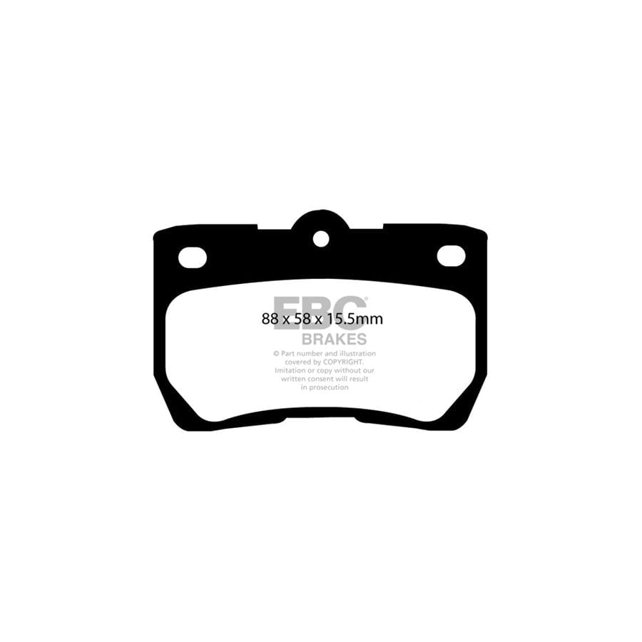 EBC PDKR514 Lexus Ultimax Rear Brake Pad & Plain Disc Kit 2 | ML Performance UK Car Parts