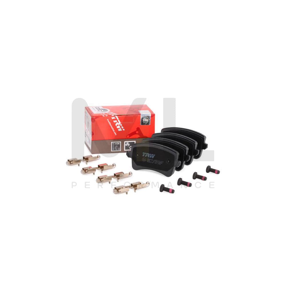 TRW Gdb2107 Brake Pad Set Not Prepared For Wear Indicator, With Accessories