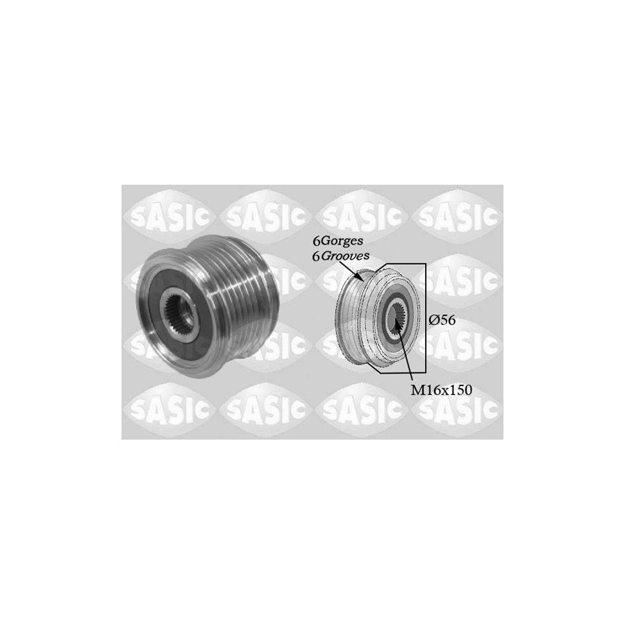 Sasic 1676001 Pulley, Alternator