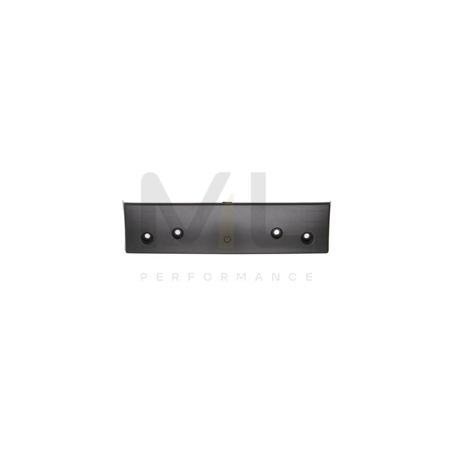 BLIC 6509-01-3719920P Number plate holder for MITSUBISHI LANCER Front, Black, frameless