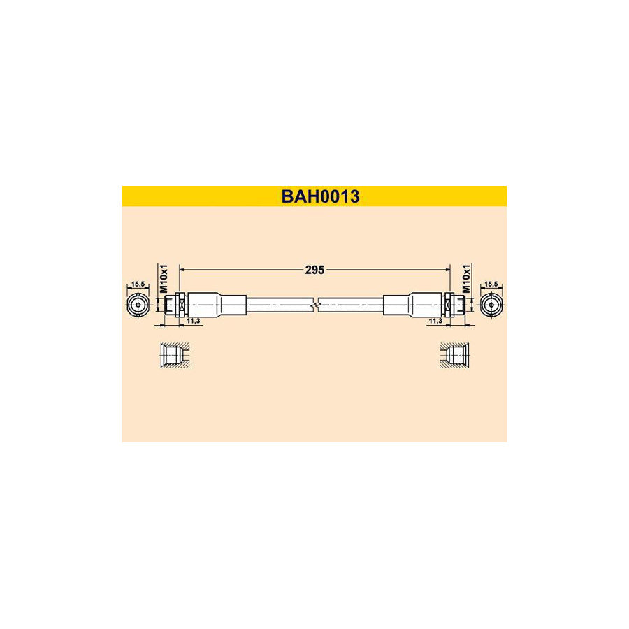 Barum Bah0013 Brake Hose