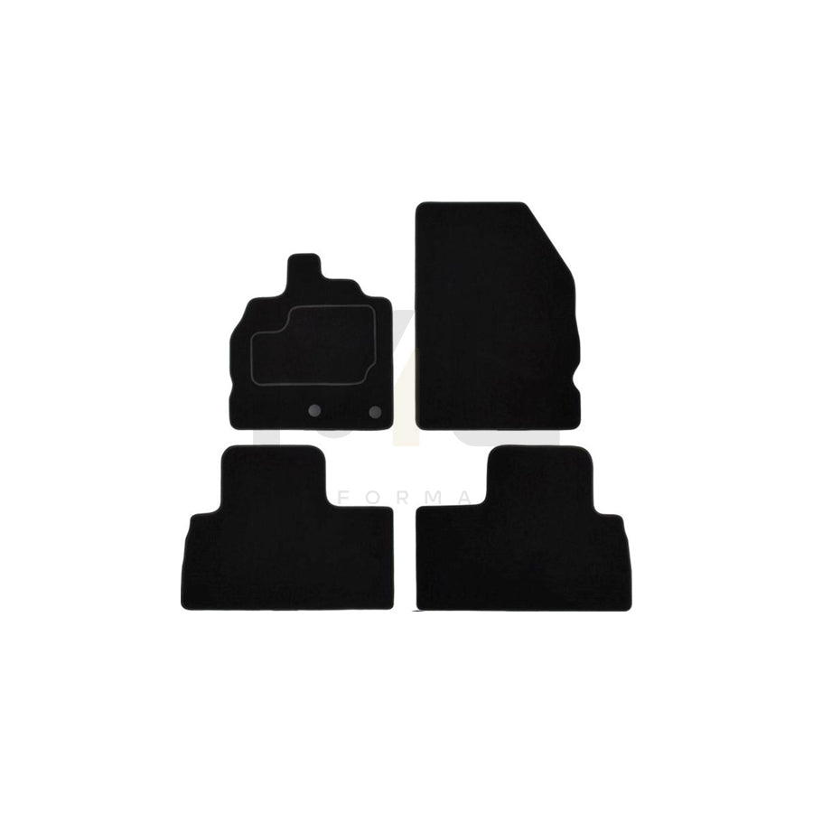 MAMMOOTH Tailored A041 RNT440 PRM 01 Floor mat set for RENAULT Grand Scテゥnic III (JZ) Textile, Front and Rear, Quantity: 4, Black