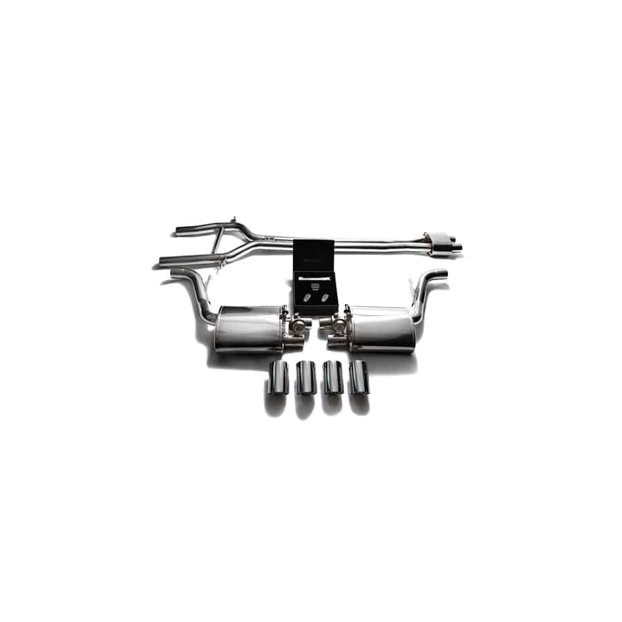 Armytrix P70N1-QS11C Valvetronic Exhaust System Porsche 970 Panamera | S | GTS 3.6/4.8L 2010-2013 with Quad Chrome 3.5"