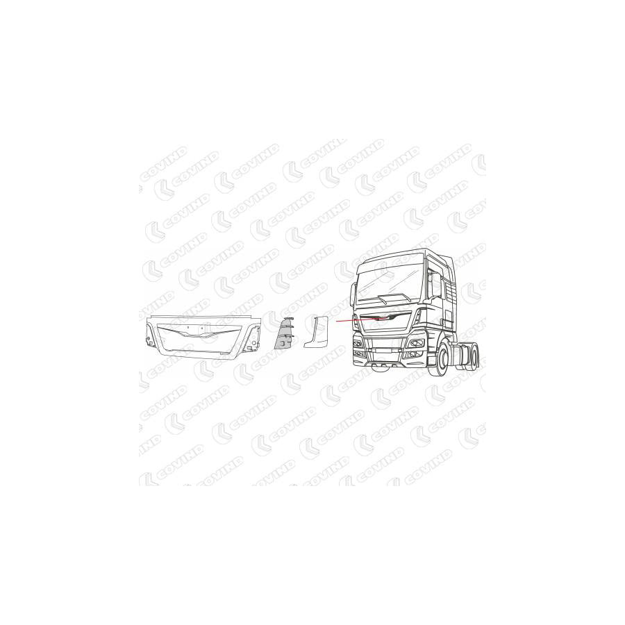 Covind Tx2/161 Wind Deflector