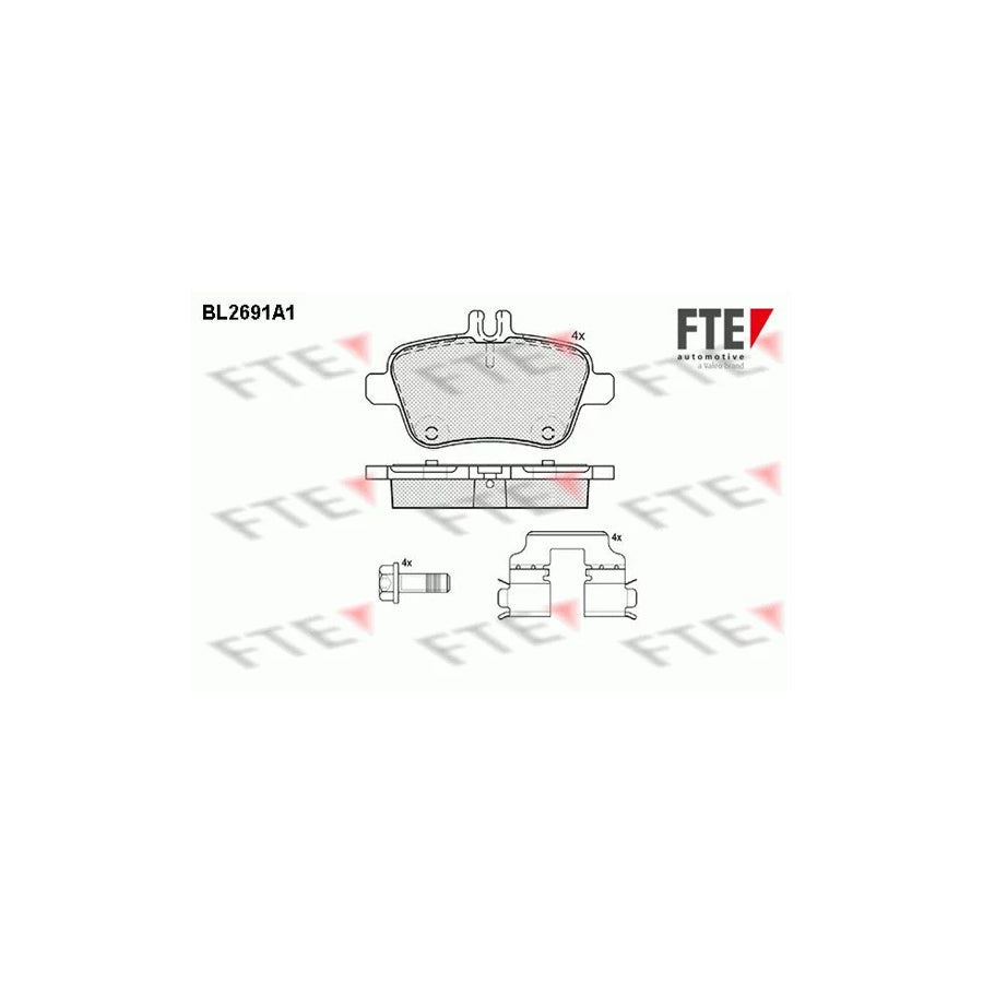 FTE 9010921 Brake Pad Set