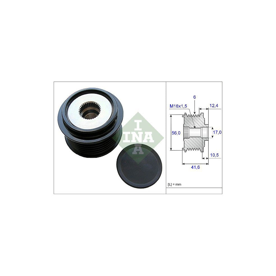 Ina 535 0210 10 Alternator Freewheel Clutch