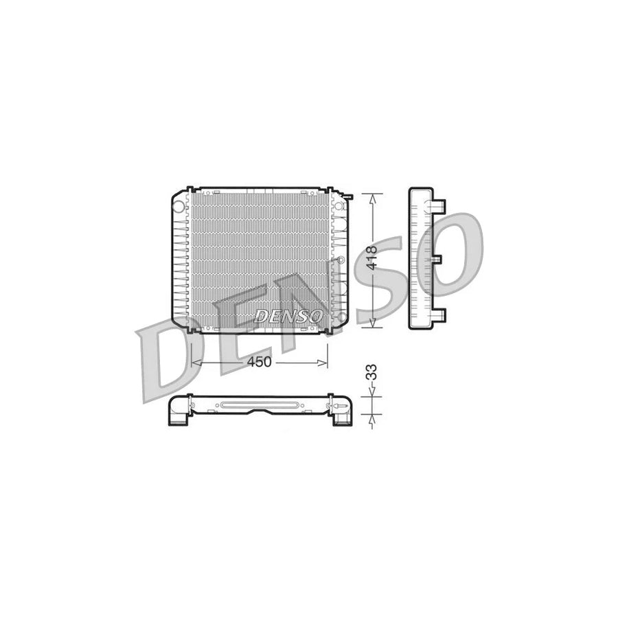 DENSO DRM33004 Engine Radiator