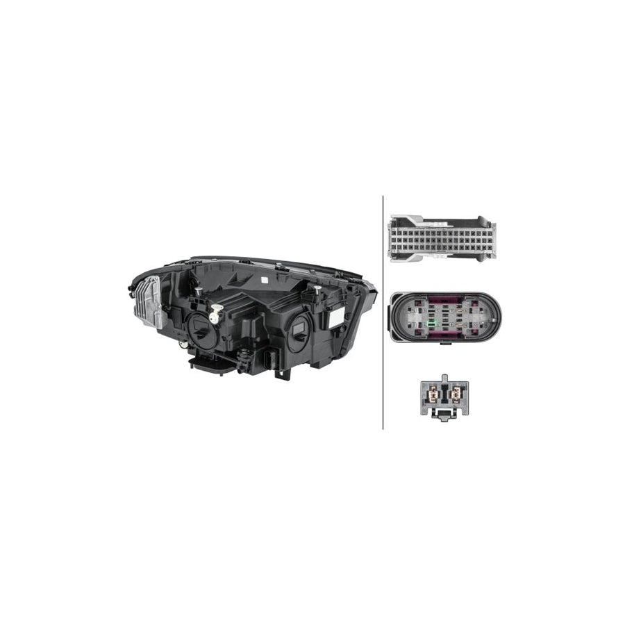 Hella 1EX 013 074-611 Headlight Suitable For Mercedes-Benz Gla (H247)