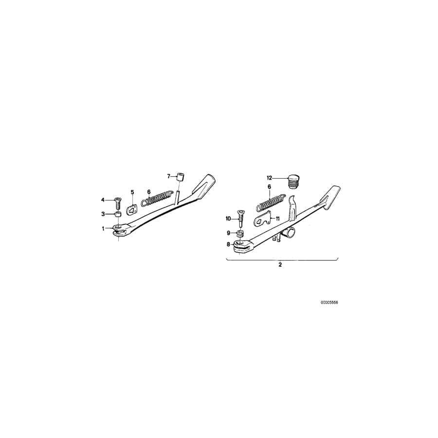 Genuine BMW 46532302005 Holder (Inc. R45T/N)