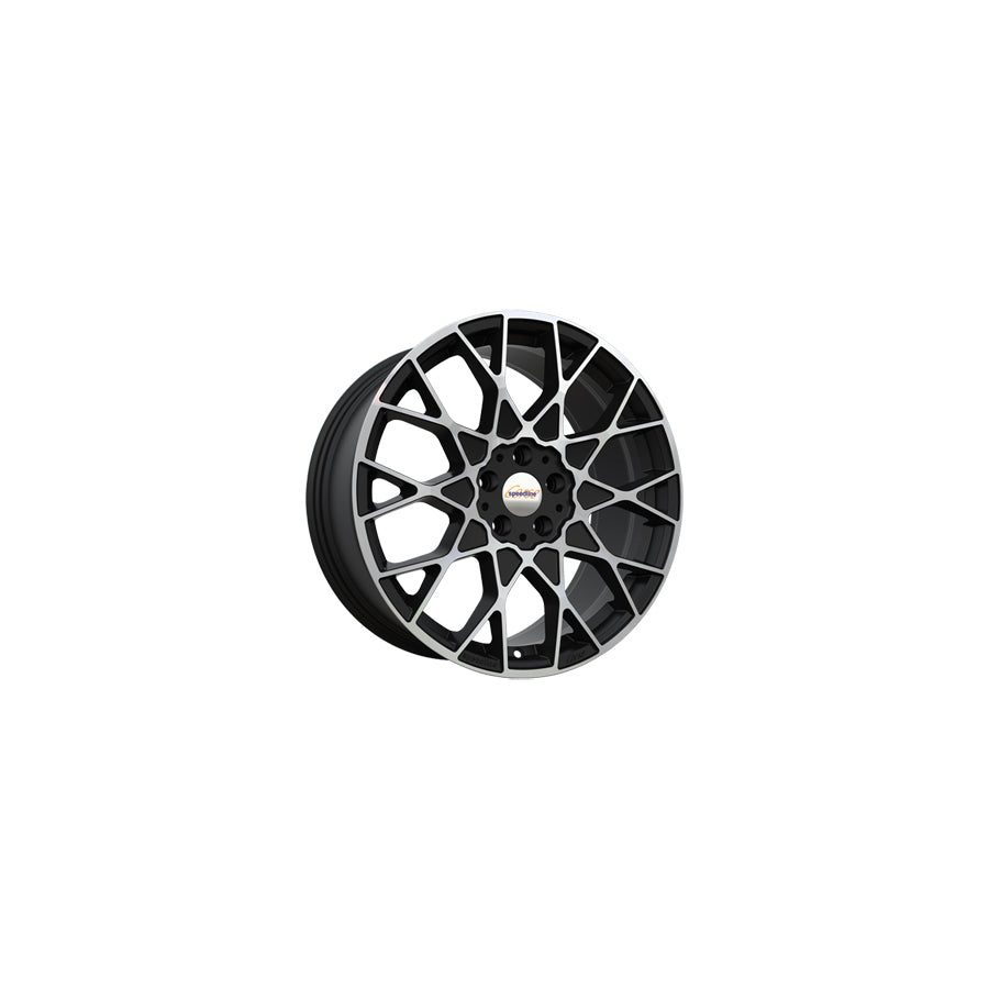 Speedline Corse SL3 Cesare 8x19 ET50 SL3.9805.37X/332 Matt Black Front Diamond Cut Wheel