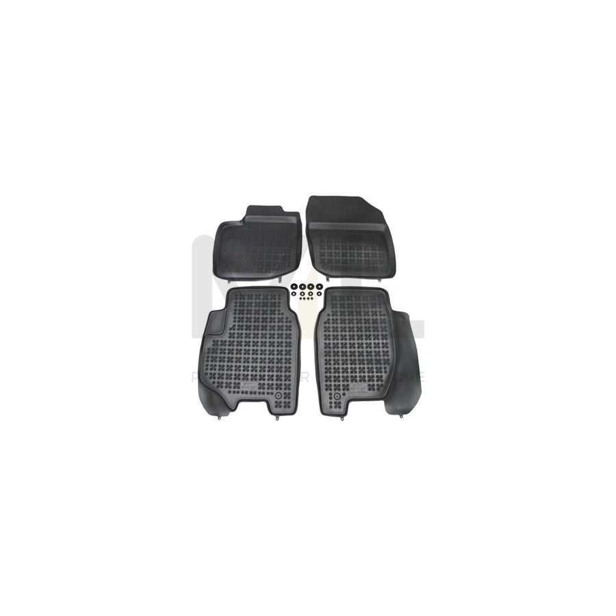 REZAW PLAST Tailored 200917 Floor mat set for HONDA Civic IX Hatchback (FK) Elastomer, Front and Rear, Quantity: 4, Black