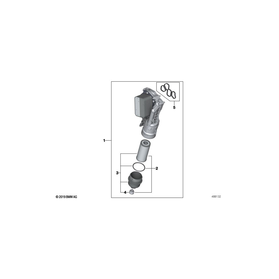 Genuine BMW 11428593189 F45 F56 F40 Screw Plug (Inc. 218d, 118d & X1 25iX)