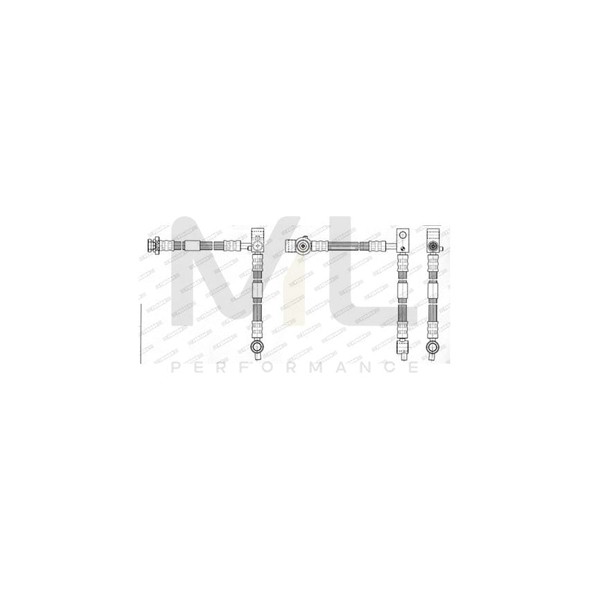 Ferodo FHY3252 Brake Hose for Nissan Primera 230mm, Ø10