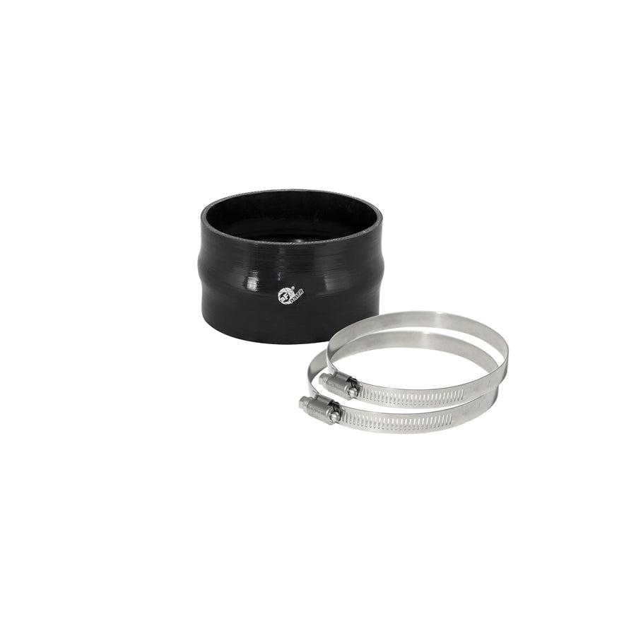aFe 59-00046 (5 IN ID x 3 IN L) Straight Coupler w/ Hump - Black Replacement Coupling Kit