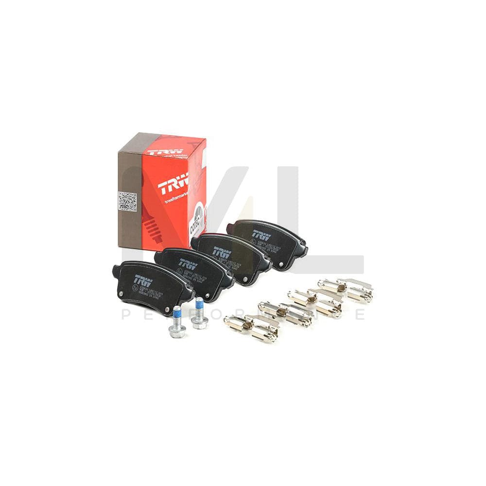 TRW Gdb2082 Brake Pad Set Not Prepared For Wear Indicator, With Brake Caliper Screws, With Accessories