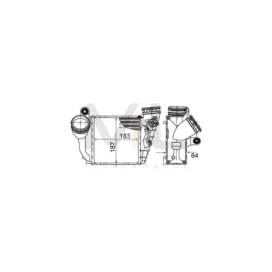 MAHLE ORIGINAL CI 485 000S Intercooler | ML Performance Car Parts