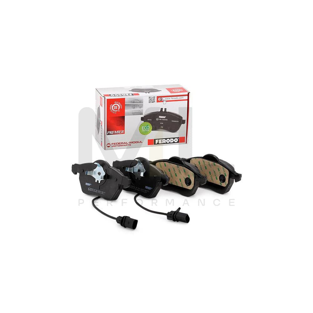 Ferodo Premier Eco Friction FDB1717 Brake Pad Set Incl. Wear Warning Contact, With Piston Clip, Without Accessories