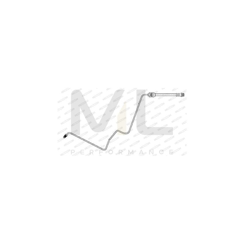 Ferodo FHY2713 Brake Hose 660Mm, M 10X1
