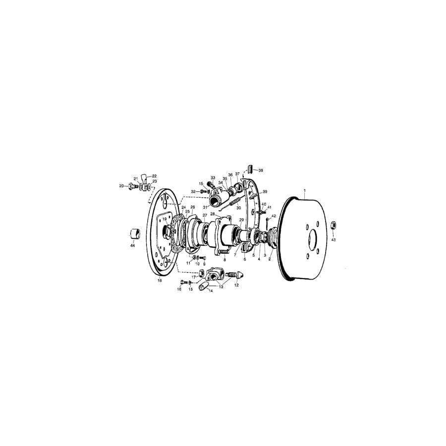 Genuine BMW 34112060560 Brake Pad (Inc. Isetta 250 & Isetta 300)