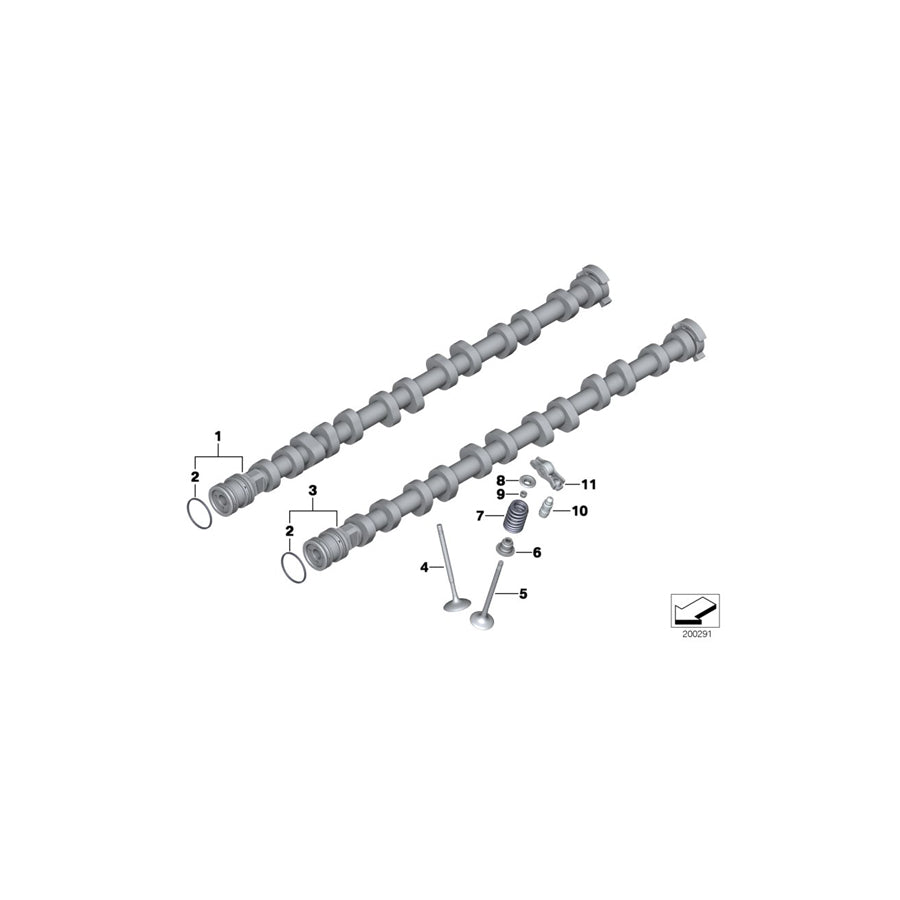 Genuine BMW 11348638404 F01 F03 Exhaust Valve D=29,0/5,92mm (Inc. 760Li, 760LiS & Cullinan Black Badge)