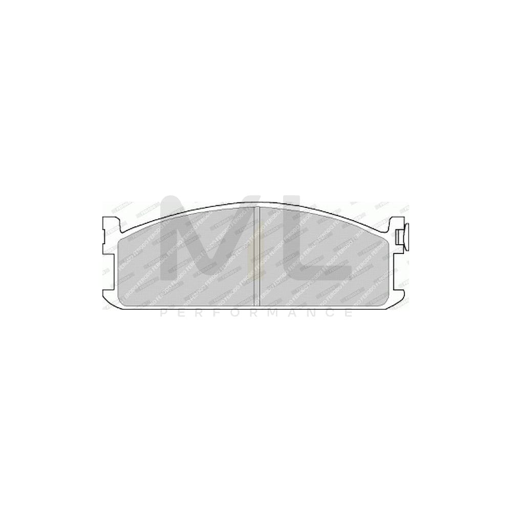 Ferodo Premier FVR418 Brake Pad Set With Acoustic Wear Warning