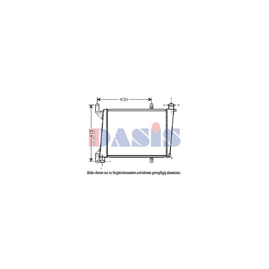 AKS Dasis 220000N Engine Radiator