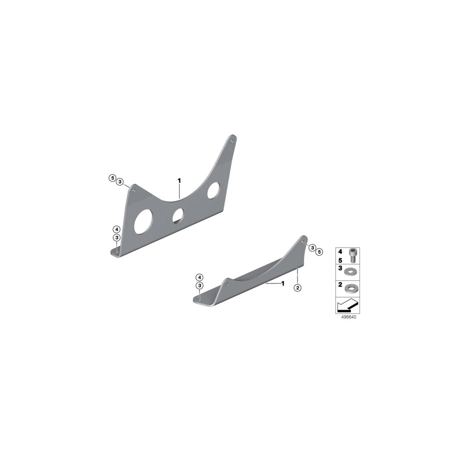 Genuine BMW 52008428057 Seat Rail Right FOR TAXI SEAT (Inc. M6 GT3)