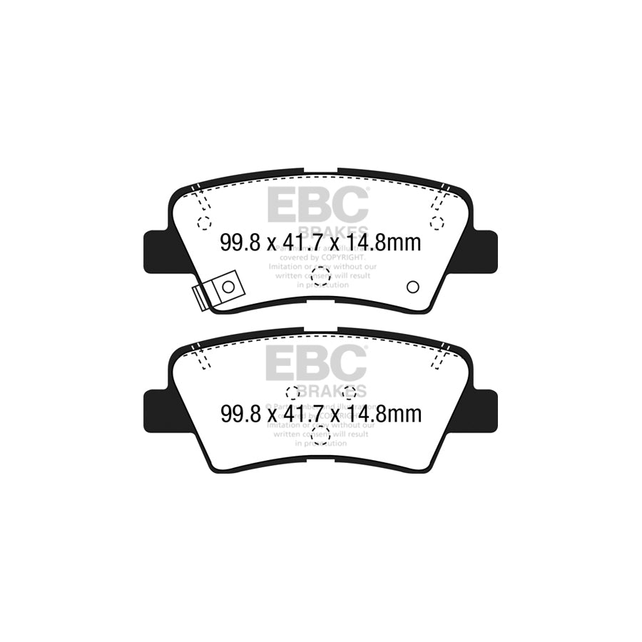 EBC PD40K2184 Kia Soul Ultimax Pad & Plain Disc Kit 3 | ML Performance UK Car Parts