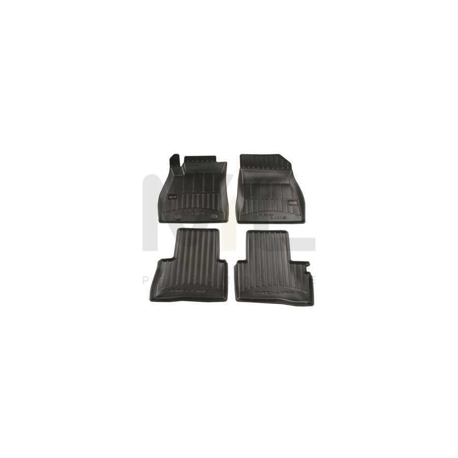 FROGUM Tailored 3D409002 Floor mat set for NISSAN Juke (F15) Elastomer, Front and Rear, Quantity: 4, Black, (LHD)