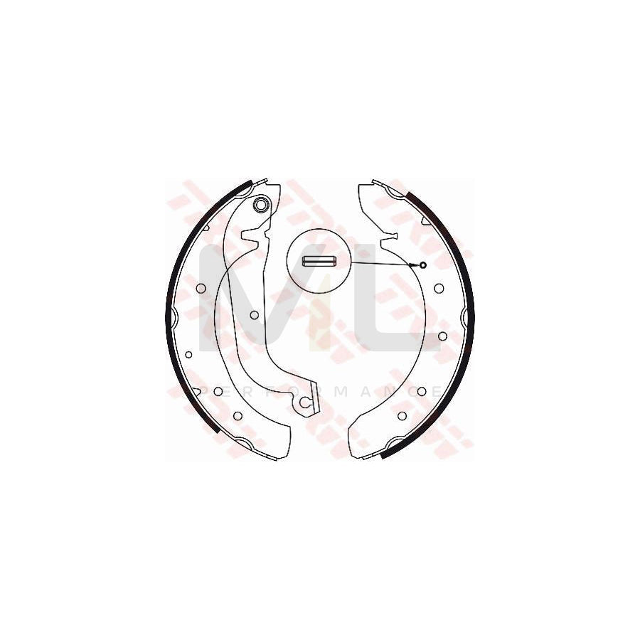 TRW GS8562 Brake Shoe Set