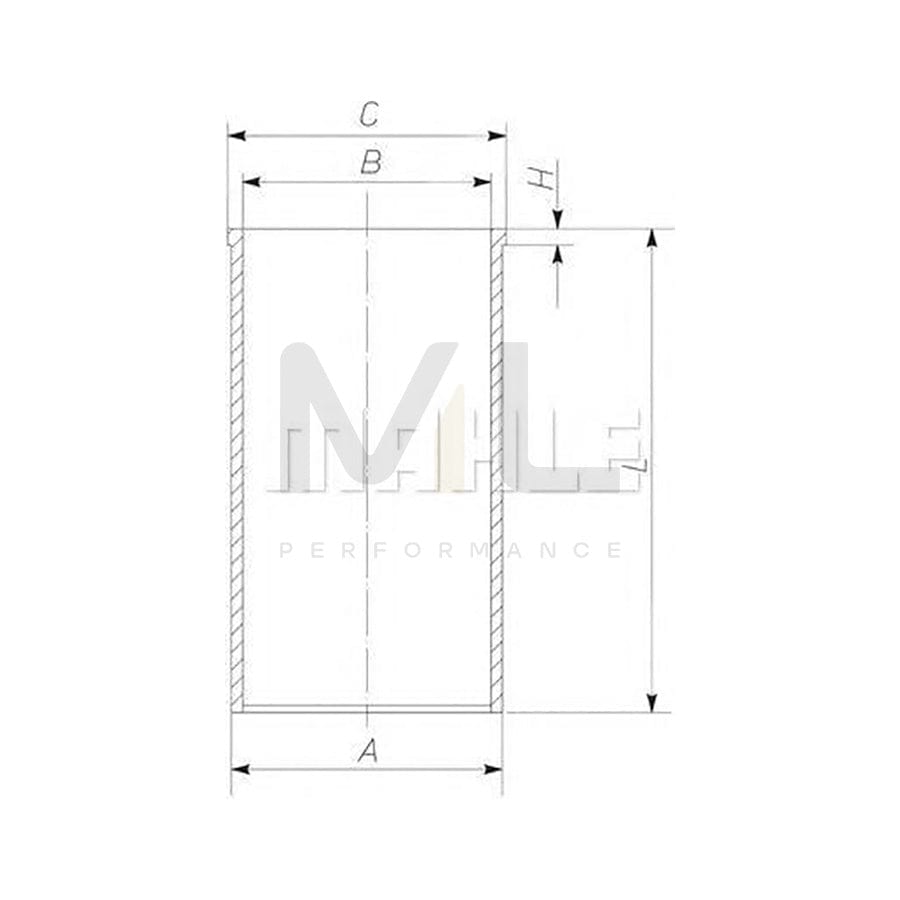 MAHLE ORIGINAL 151 WV 32 Cylinder Sleeve for VW LT 93mm | ML Performance Car Parts