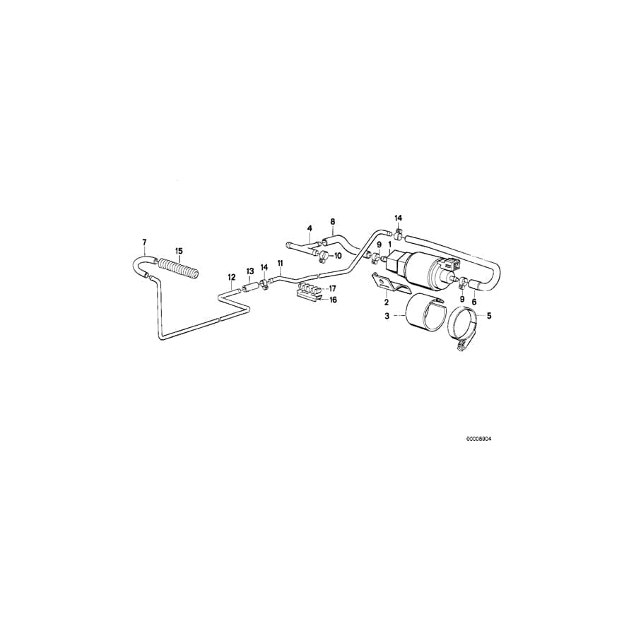 Genuine BMW 64121388245 E39 E34 E53 Fuel Pump (Inc. M5 3.6, 740iLP & 523i)