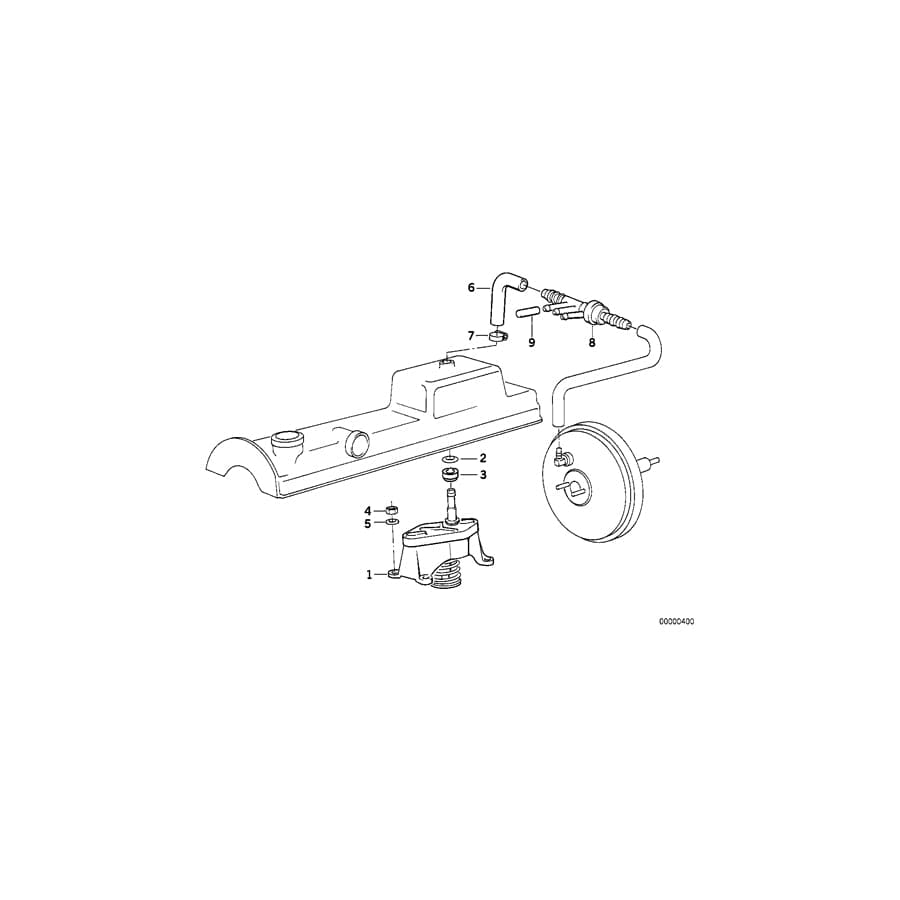 Genuine BMW 11661279961 E34 E28 E30 Washer (Inc. 524d, 324d & 324td)