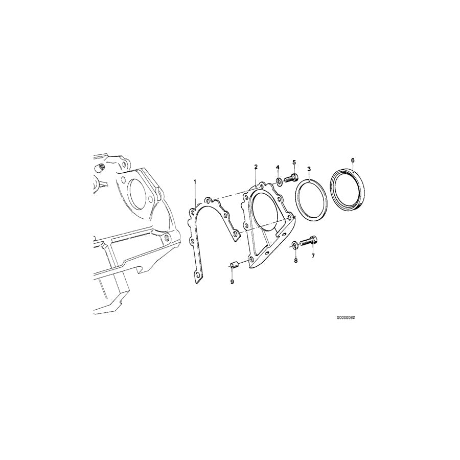 Genuine BMW 11141250073 E26 E34 E24 Gasket Asbestos Free (Inc. 730, 732i & 730iL)