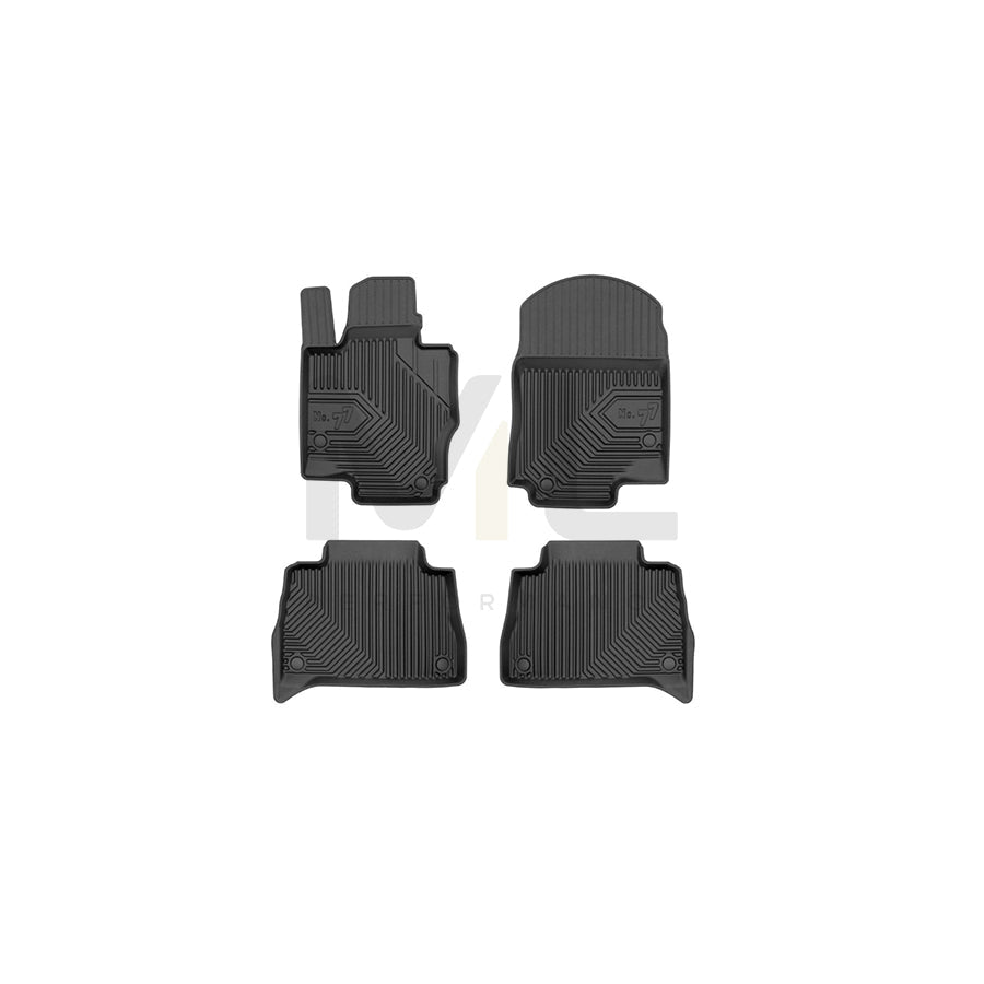 FROGUM Tailored, No.77 77426481 Floor mat set suitable for MERCEDES-BENZ GLE Elastomer, Front and Rear, Quantity: 4, Black, (LHD)
