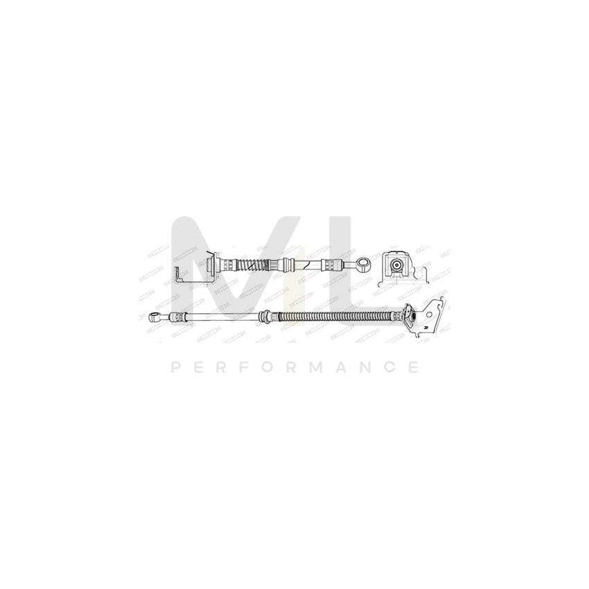 Ferodo FHY3326 Brake Hose for Hyundai I10 I (Pa) 410Mm