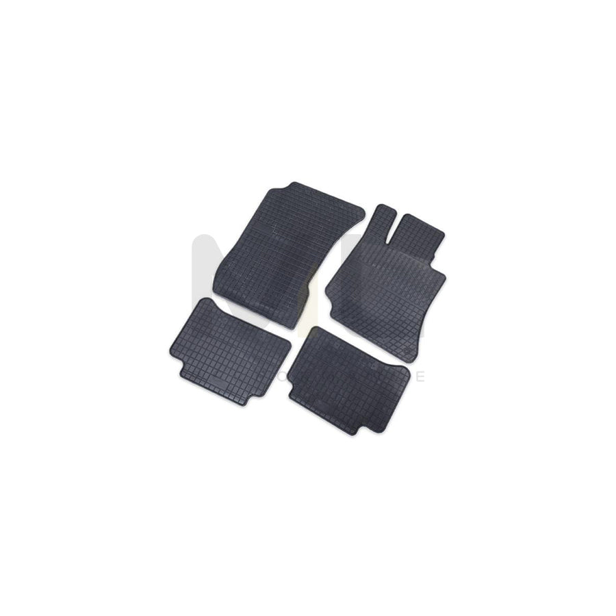 FROGUM Tailored 0781 Floor mat set Elastomer, Front and Rear, Quantity: 4, Black, (LHD)