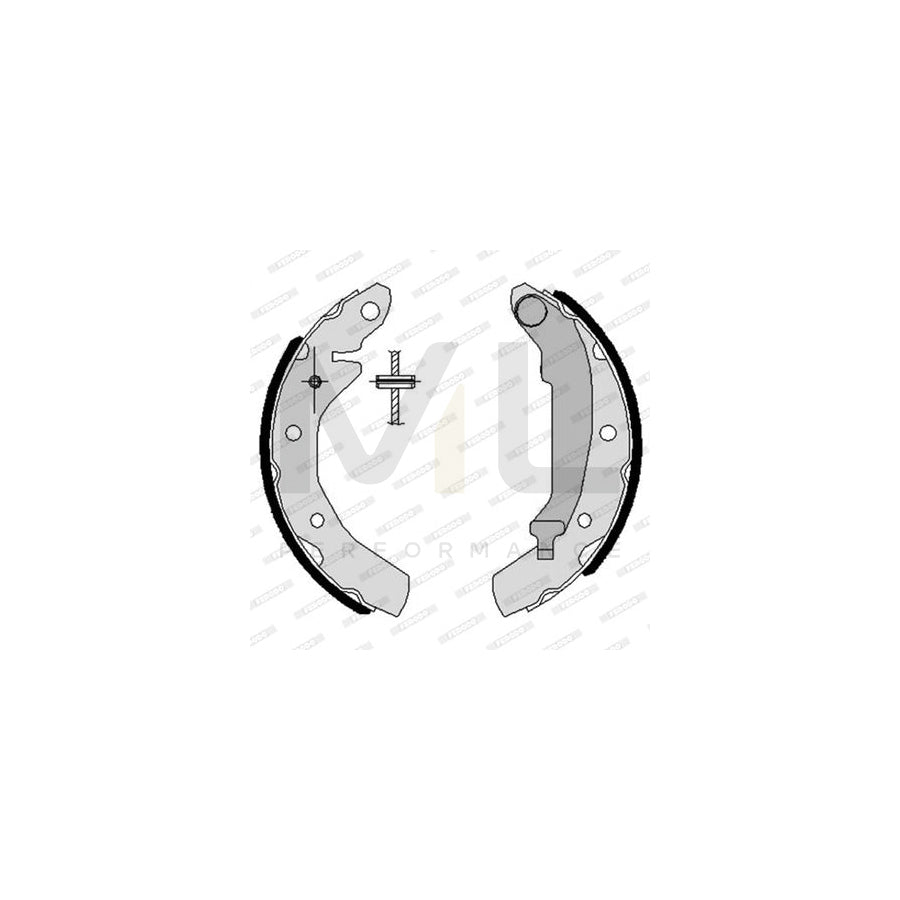 Ferodo Premier FSB595 Brake Shoe Set With Accessories