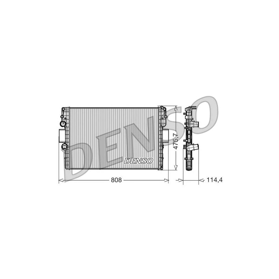 DENSO DRM12010 Engine Radiator for Iveco Daily