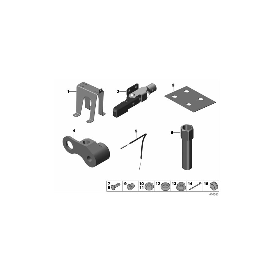 Genuine BMW 34307750603 Fillister Head Screw M4X16 10.9 (Inc. M235i Racing & M6 GT3)
